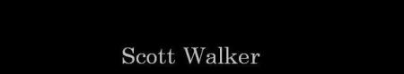Scott Walker name